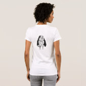 Englischer Setzer-Mama T-Shirt (Schwarz voll)