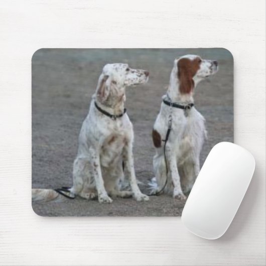 Englischer Setzer Mousepad (Mit Mouse)