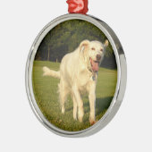 Englischer Setzer Ornament Aus Metall (Links)