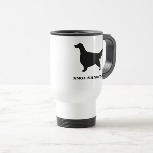Englischer Setzer Reisebecher (VorderseiteRechts)