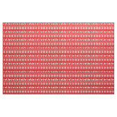 Englischer Setzer-Silhouette-Weihnachtsmuster-Rot Stoff (Yard (91,4 cm))