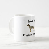 Englischer Setzer-Tasse Kaffeetasse (Vorderseite Links)