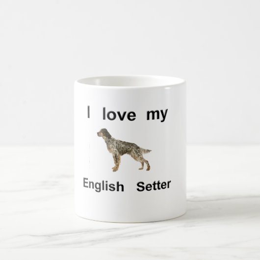 Englischer Setzer-Tasse Kaffeetasse (Mittel)