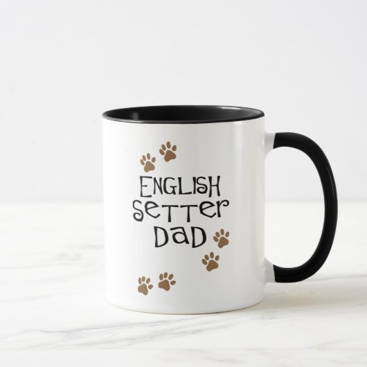Englischer Setzer-Vater Tasse (Rechts)