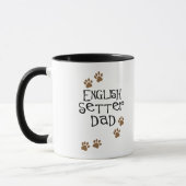Englischer Setzer-Vater Tasse (Links)