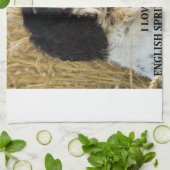 englischer Spaniel Bwlove w pic Geschirrtuch (Gefaltet)