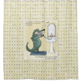 Englischer/spanischer Duschvorhang - (Vorderseite)