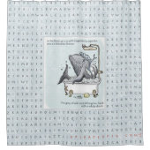 Englischer/spanischer Duschvorhang - (Vorderseite)