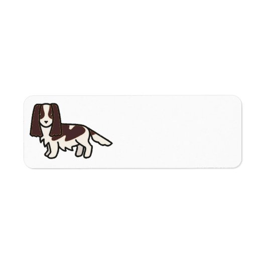 englischer Spanleber und weißer Cartoon (Vorne)