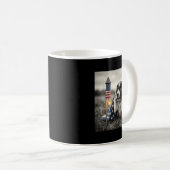Englischer Springer Spaniel Amerikanische Flagge 2 Kaffeetasse (VorderseiteRechts)