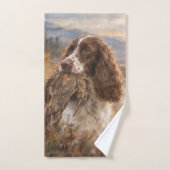 Englischer Springer Spaniel Badhandtuch Set (Handtuch)