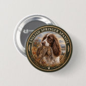 Englischer Springer Spaniel Button (Vorne & Hinten)