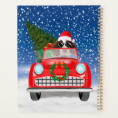 Englischer Springer Spaniel Dog Car im Schnee Weih Planer (Rückseite)