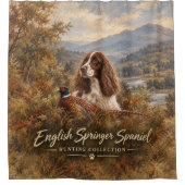 Englischer Springer Spaniel  Duschvorhang (Vorderseite)