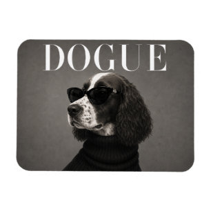 Englischer Springer Spaniel Editorial Hundeporträt Magnet