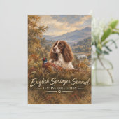 Englischer Springer Spaniel Einladung (Stehend Vorderseite)