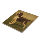 Englischer Springer Spaniel Fliese (Seite)