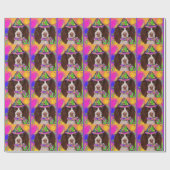 Englischer Springer Spaniel Geschenkpapier (Flach)