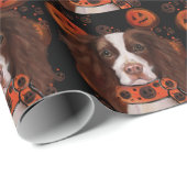 Englischer Springer Spaniel Geschenkpapier (Rolleneckpunkt)