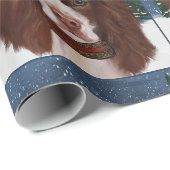 ENGLISCHER SPRINGER SPANIEL GESCHENKPAPIER (Rolleneckpunkt)