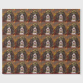 Englischer Springer Spaniel Geschenkpapier (Flach)