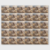 Englischer Springer Spaniel Geschenkpapier (Flach)