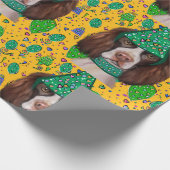 Englischer Springer Spaniel Geschenkpapier (Ecke)