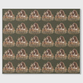 Englischer Springer Spaniel Geschenkpapier (Flach)