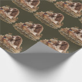 Englischer Springer Spaniel Geschenkpapier (Ecke)