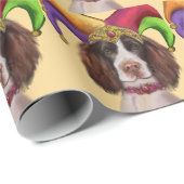 ENGLISCHER SPRINGER SPANIEL  GESCHENKPAPIER (Rolleneckpunkt)