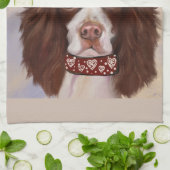 ENGLISCHER SPRINGER SPANIEL GESCHIRRTUCH (Gefaltet)