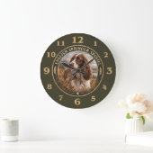 Englischer Springer Spaniel Große Wanduhr (Zuhause)