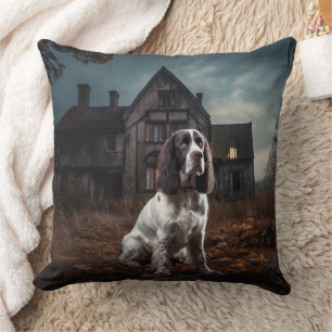 Englischer Springer Spaniel Halloween Gruselig Kissen
