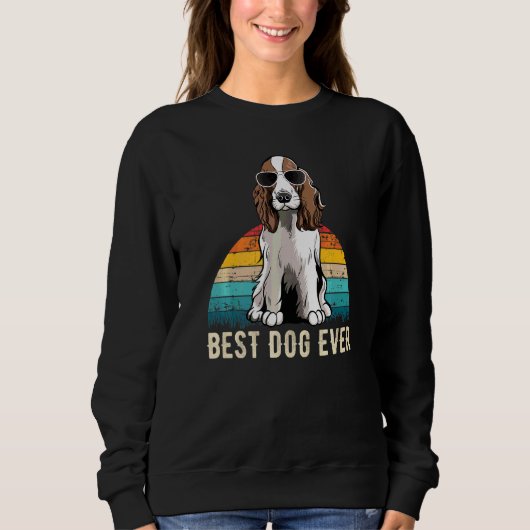 Englischer Springer Spaniel Hund 13 Sweatshirt (Vorderseite)