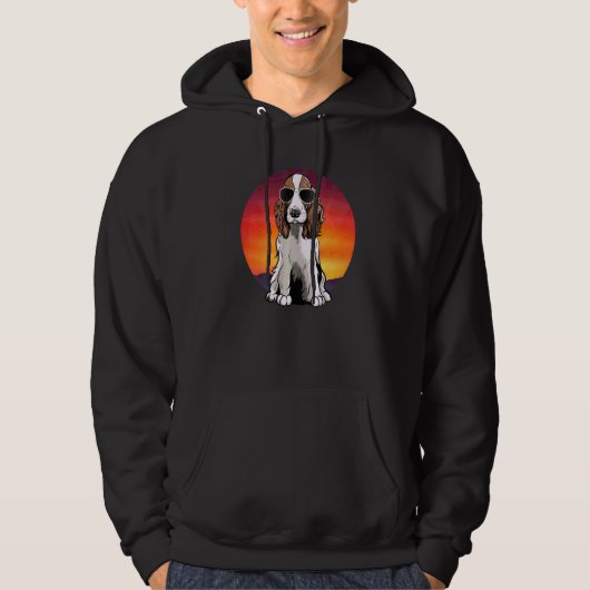 Englischer Springer Spaniel Hund  1 Hoodie (Vorderseite)