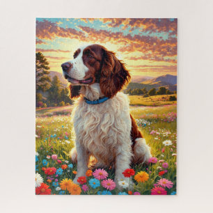 Englischer Springer Spaniel Hund Puzzle