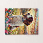 Englischer Springer Spaniel Hund Puzzle (Horizontal)