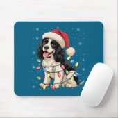 Englischer Springer Spaniel Hund Weihnachtsbaum Li Mousepad (Mit Mouse)