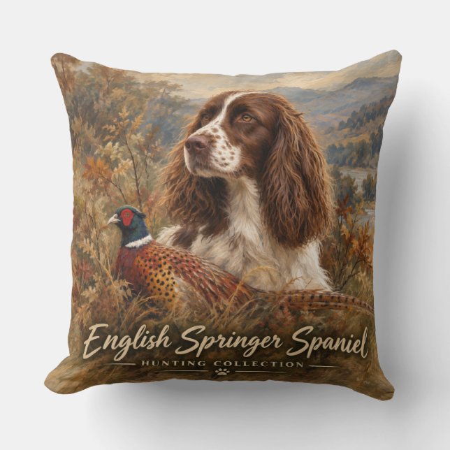 Englischer Springer Spaniel  Kissen (Vorderseite)
