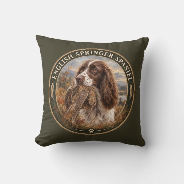 Englischer Springer Spaniel  Kissen (Vorderseite)
