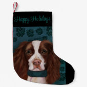Englischer Springer Spaniel Kleiner Weihnachtsstrumpf (Vorderseite)