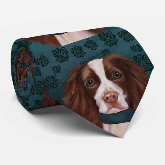 Englischer Springer Spaniel Krawatte (Gerollt)