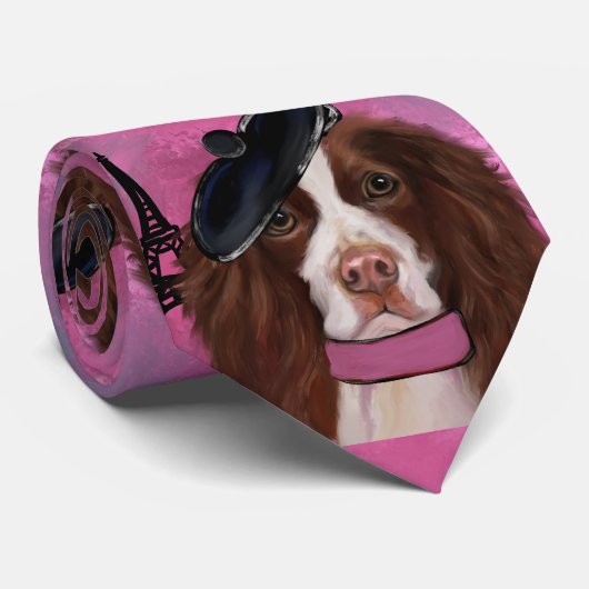 Englischer Springer Spaniel Krawatte (Gerollt)