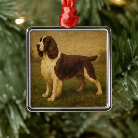Englischer Springer Spaniel Ornament Aus Metall (Baum)