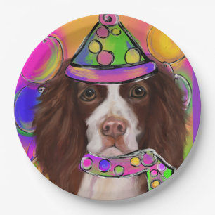 Englischer Springer Spaniel Pappteller