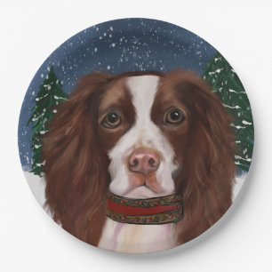 ENGLISCHER SPRINGER SPANIEL PAPPTELLER