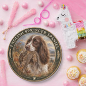 Englischer Springer Spaniel Pappteller (Party)