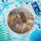 Englischer Springer Spaniel Pappteller (Party)