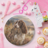 Englischer Springer Spaniel Pappteller (Party)