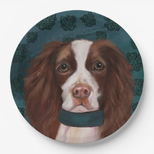 Englischer Springer Spaniel Pappteller